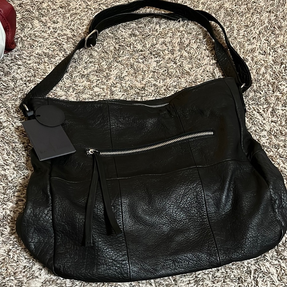 Oversized shoulder purse